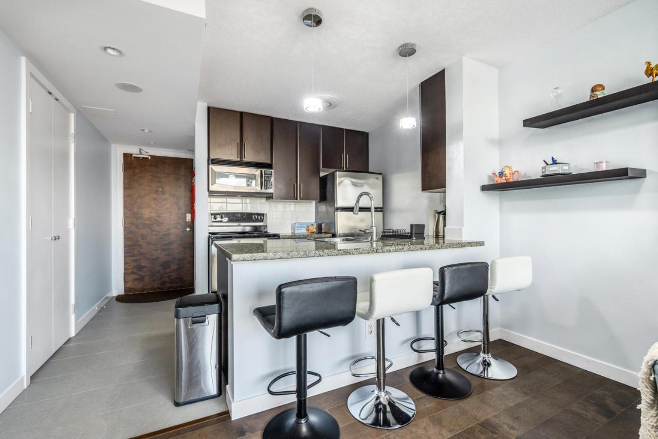 Downtown 1 Bedroom Water View Condo Vancouver Exterior foto