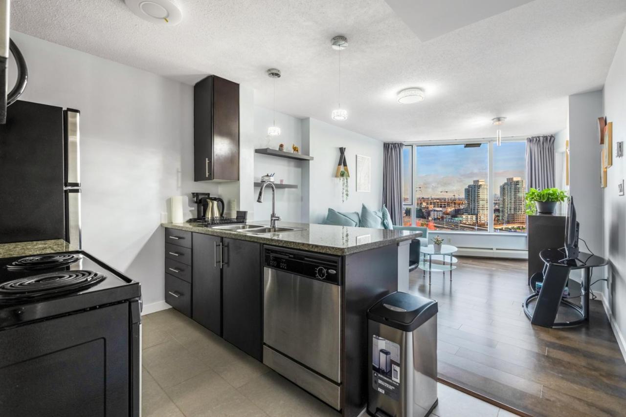 Downtown 1 Bedroom Water View Condo Vancouver Exterior foto